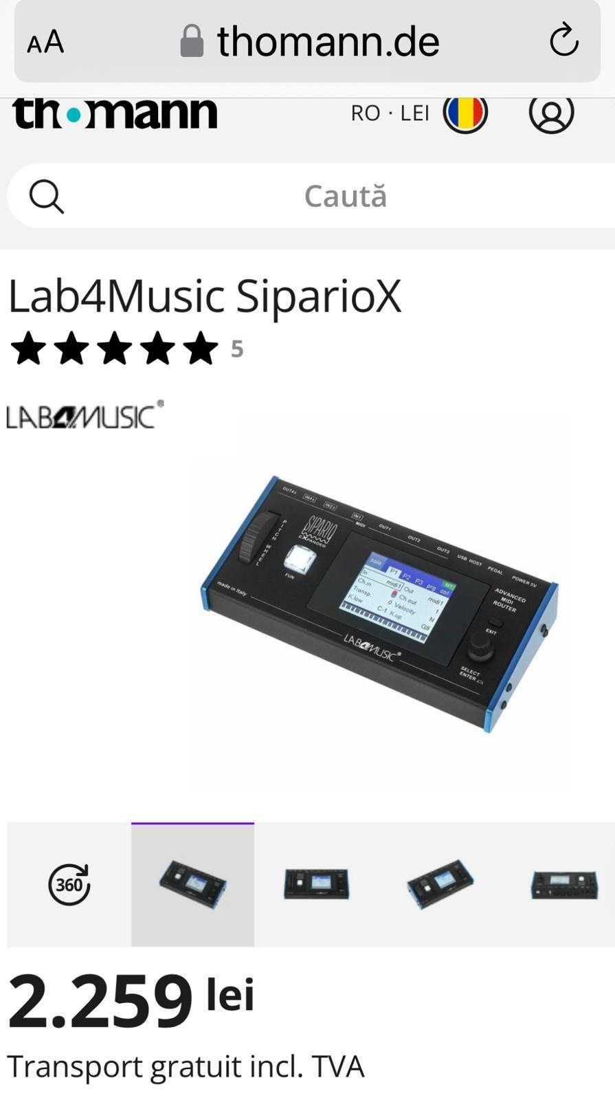 Lab4Music Modul SiparioX