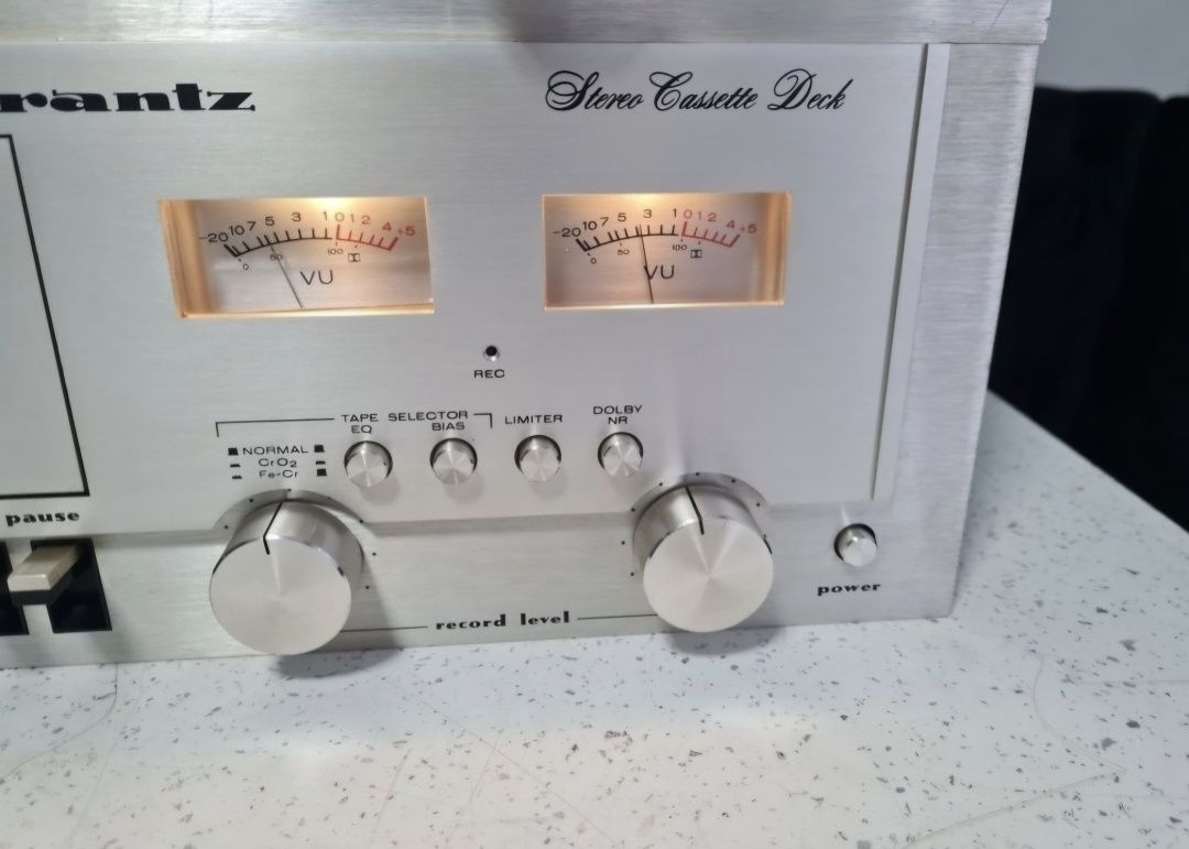 Casetofon deck Marantz 5000 și tuner Marantz 2050