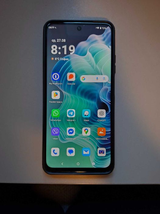 Motorola Moto G35, RAM 4GB+4GB, 256 GB  - в  Отлично състояние