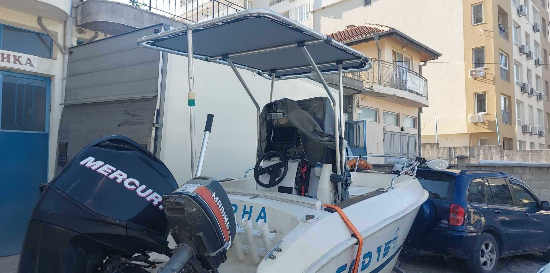 Регулируем алуминиев сенник Т-топ Ocean South Atlas, Ø32 мм
