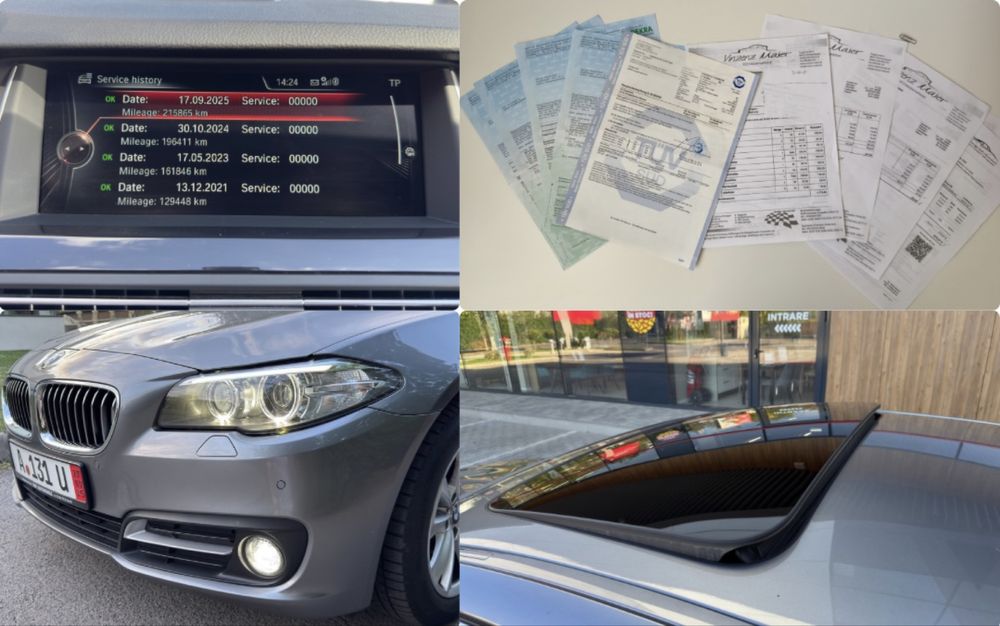 BMW Seria 5 F10 Facelift 2015 2.0 Diesel 190 CP Euro 6 - Trapa,Webasto