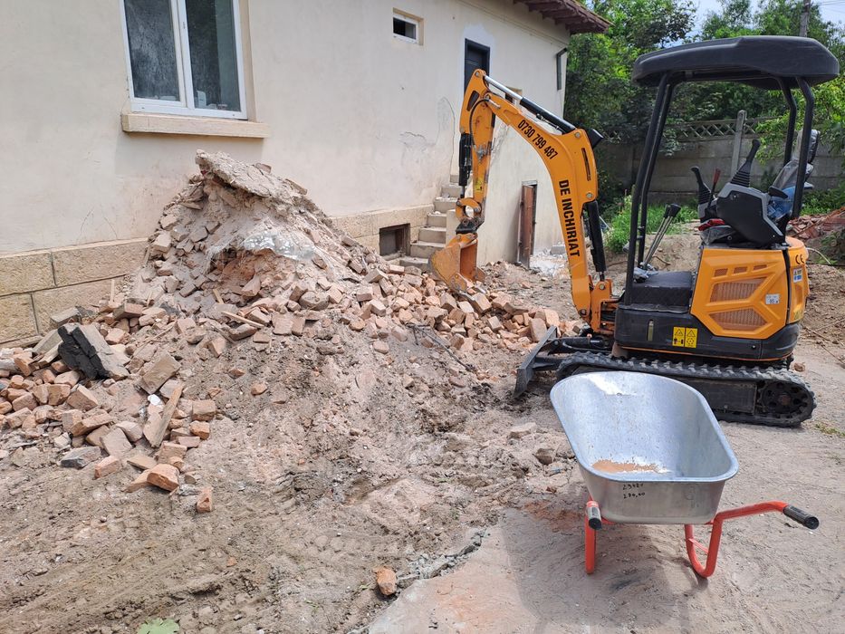 Săpături mecanizate  - subtraversări  - demolări  -  TULCEA