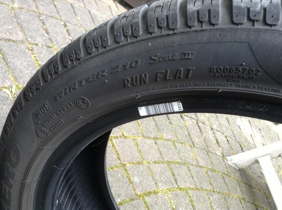 Pirelli Sottozero 17 Run Flat dot:4014 , 8мм и 4бр. Alutec дж. с гуми