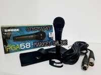 Microfon dinamic Shure PGA-58 XLR cu fir cardioid karaoke NOU