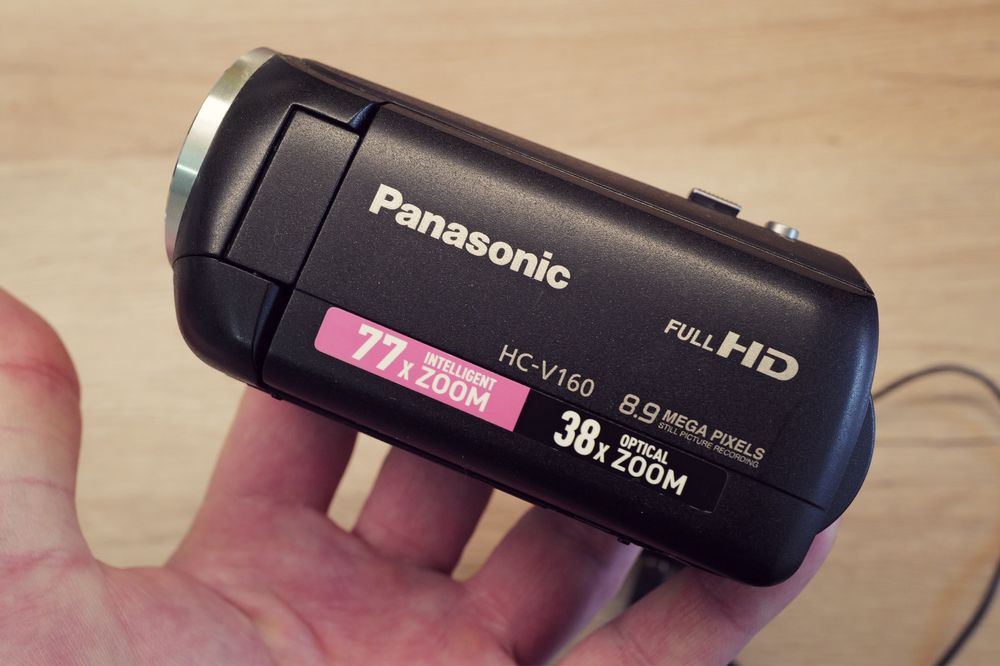 Camera video Panasonic HC-V160 Handycam Full HD SD card USB HDMI