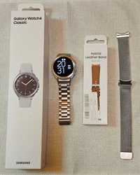 Samsung Galaxy Watch 4 Classic, 46 mm, BT+ bratara metalica + 2 curele