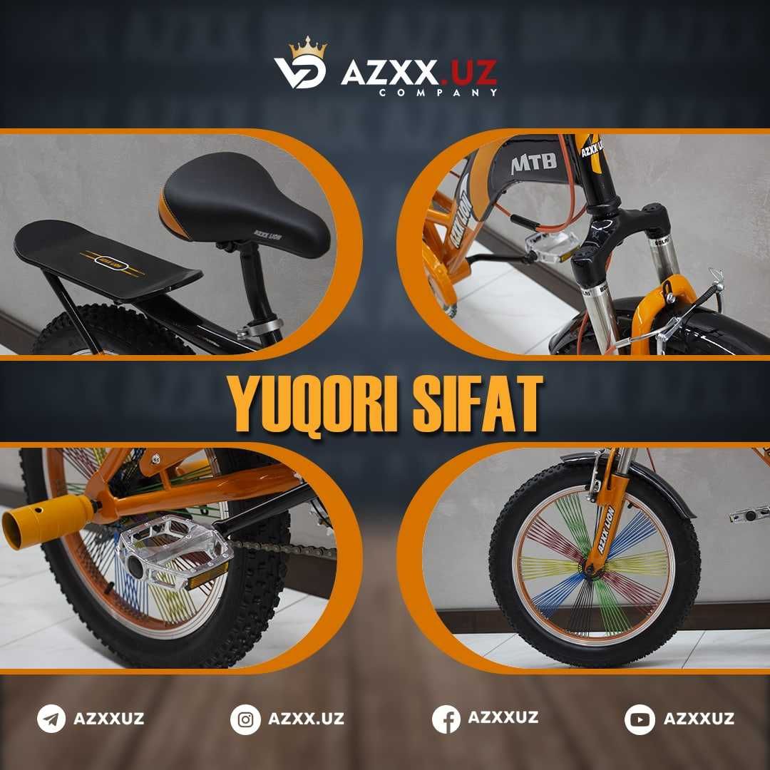 Bolalar va  o'smirlar uchun velosiped azxx 20