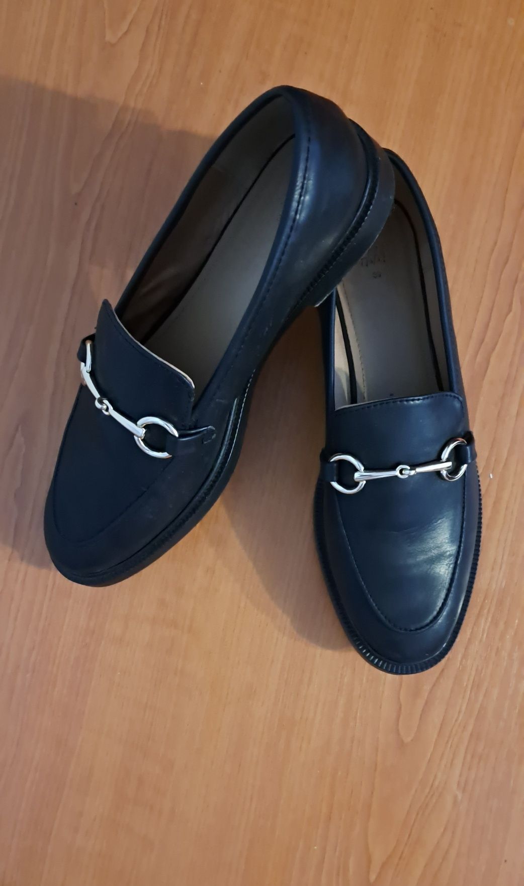 Mocasini H&M pantofi negri