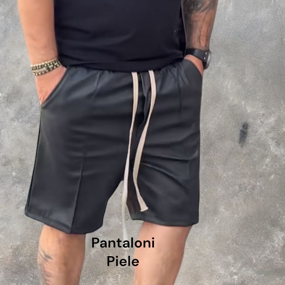 Pantaloni scurti! Casual/Elegant cu siret lung! Calitate top!