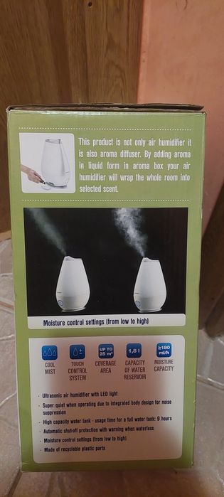 Aparat aromaterapie/Umidificator Dormeo. Livrare gratuită!