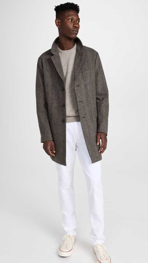 Barbour, Palton din lână Hendon, Gri, M