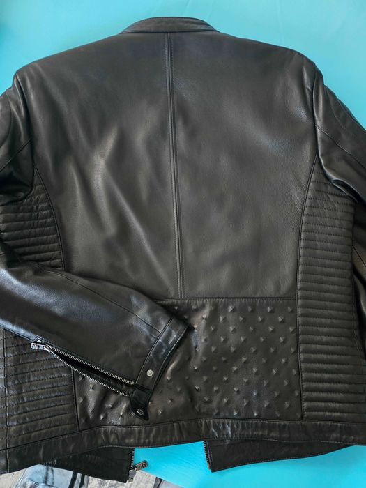 Кожено яке мъжко ххл вталено