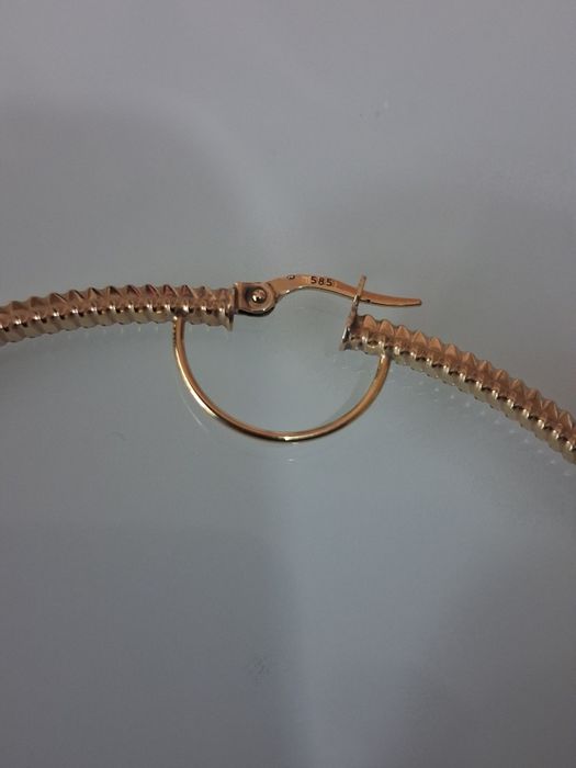 Vând cercei de aur dama 585