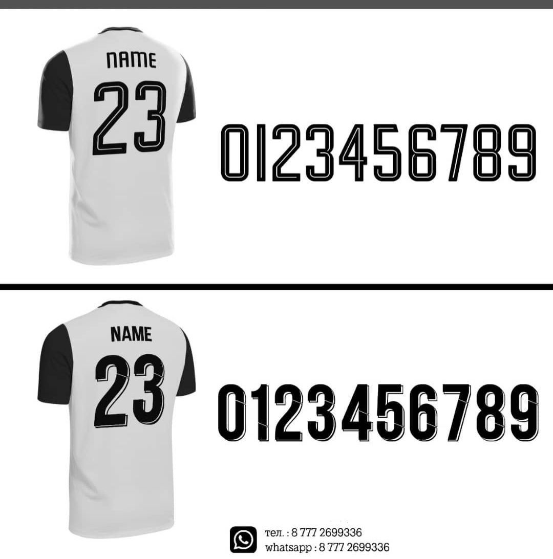 Номера и логотипы на футбольные формы