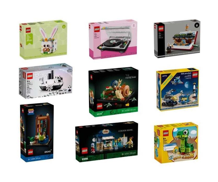 Lego GWP - 40757,40712,40788,40659,40699,40690,40707,40764,40698