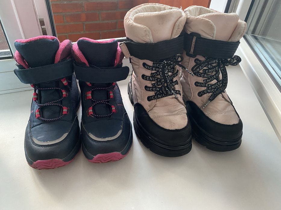 Ботинки демисезонные 31р и зимние 32р