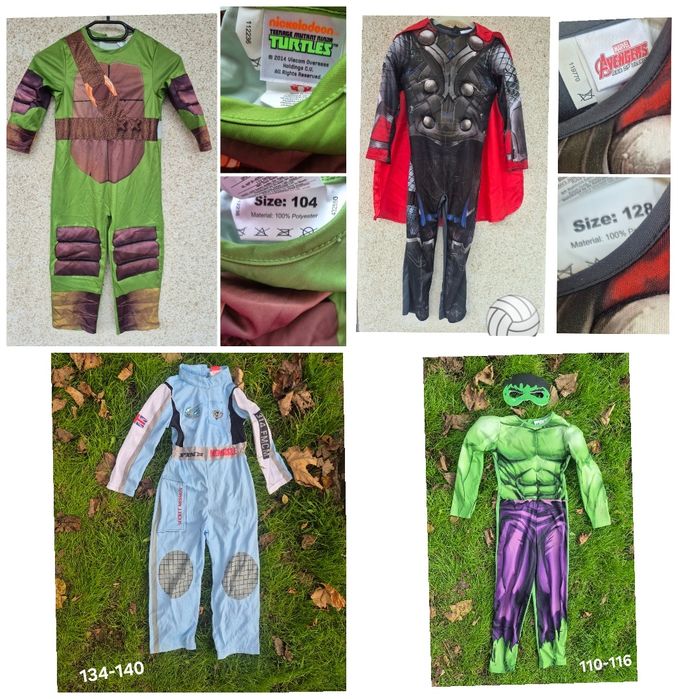 Карнавални  костюми от 104-146 размер