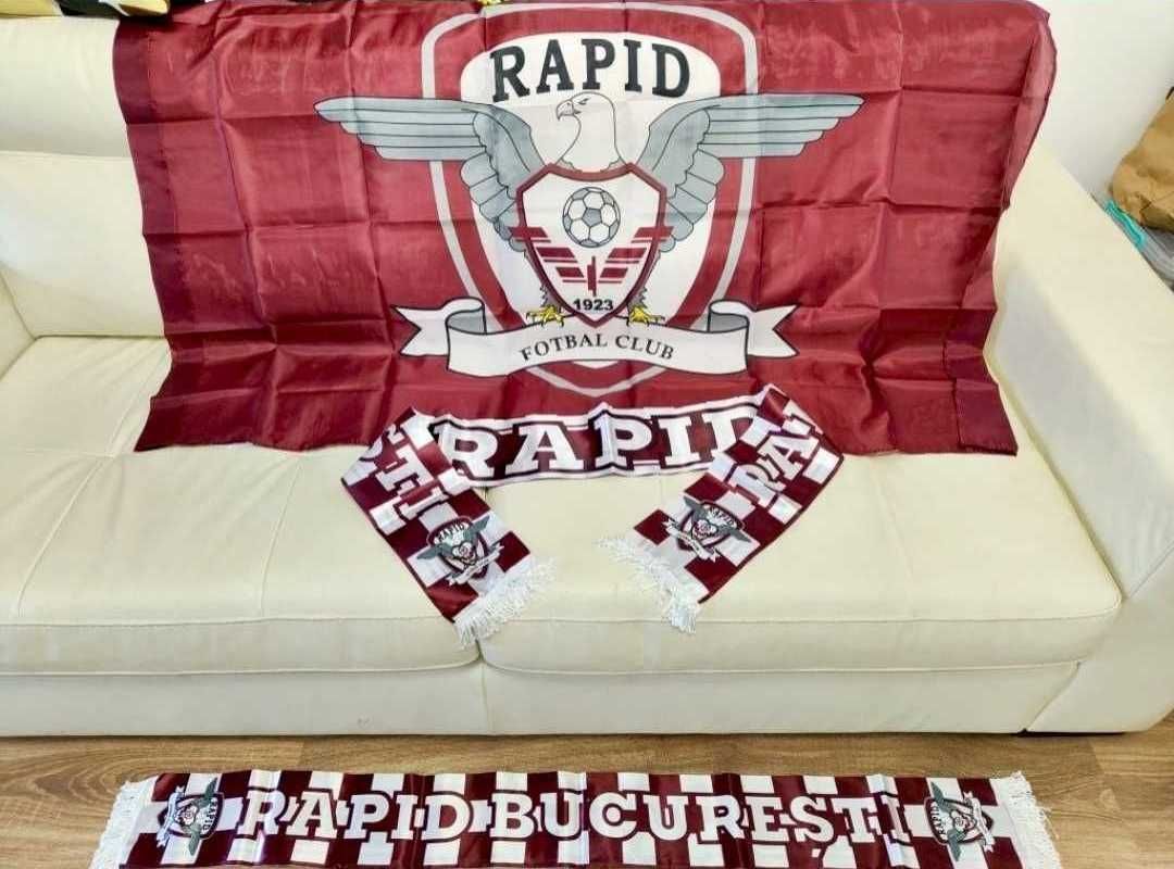 Eșarfă Rapid Bucuresti 1923 , FC rapid București Steag Rapid preț buc*