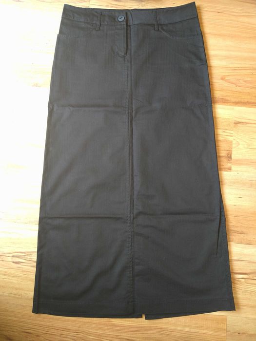 Пола, дълга, черна, памук