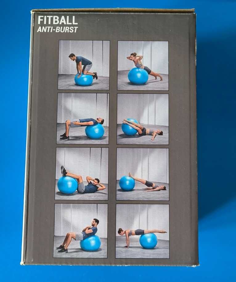Minge Fitness FITBALL ANTI-BURST Domyos Albastru M
