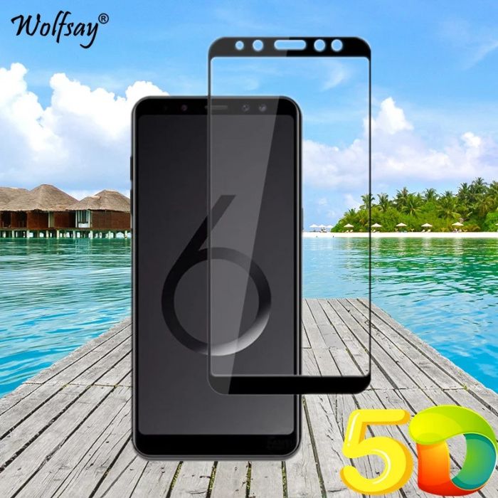 Folie sticla securizata  pt. Samsung 5D A6 / A6 Plus / A8 2018/ A8 Plu