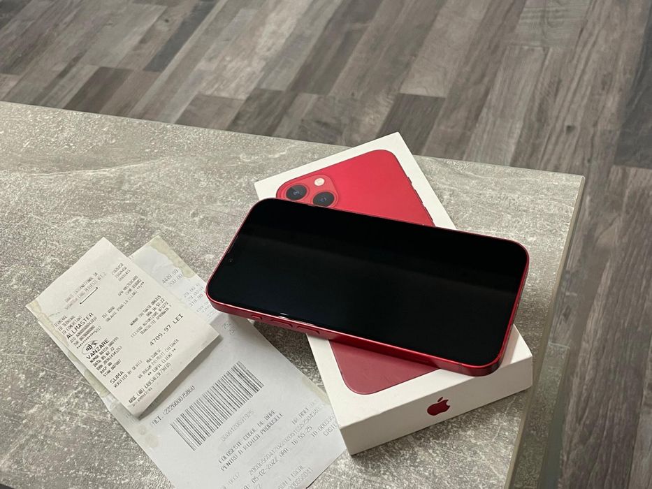 Iphone 13 128 gb (product) red. Bon achizitie/liber de retea