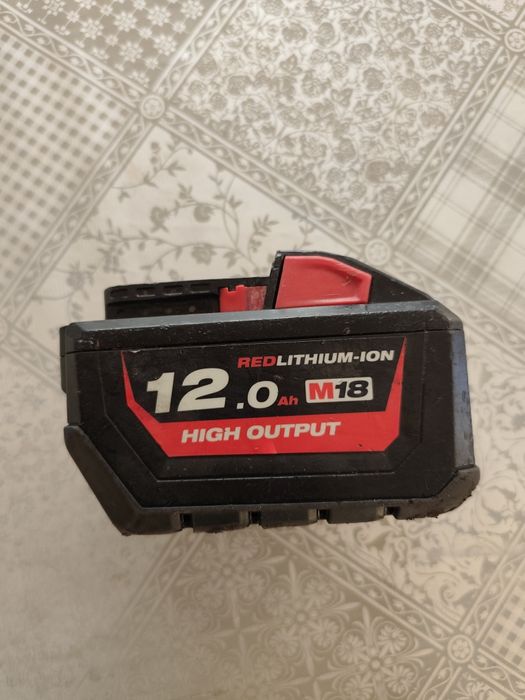 Acumulator (baterie) Milwaukee M18, 12Ah, celule Samsung noi