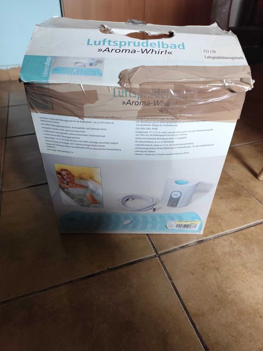 aparat hidromasaj spa luftprudelbad aroma whirl