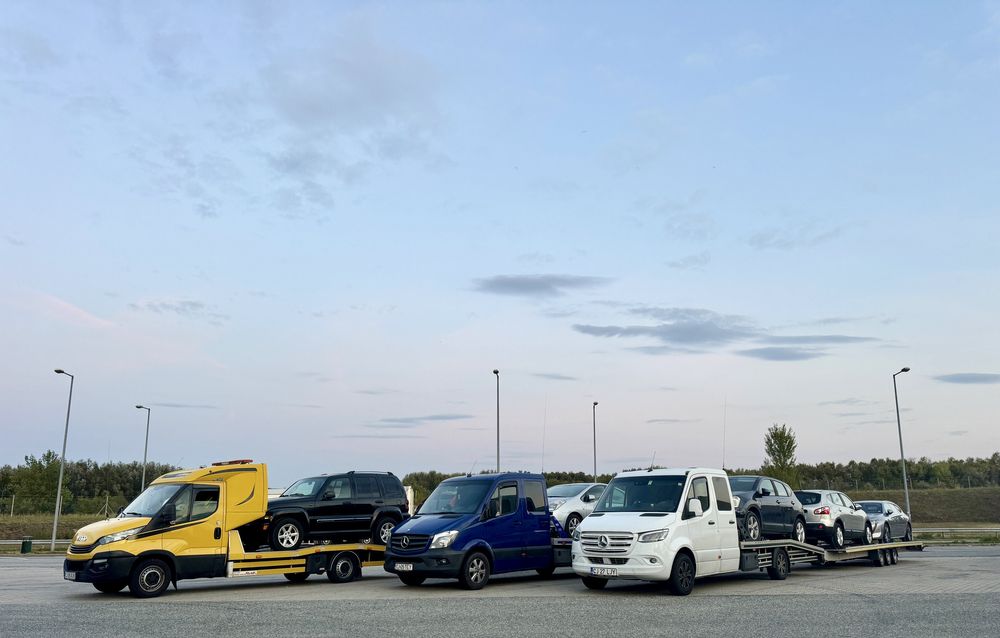 Transport autoturisme pe platforma Romnia Ungaria Slovenia Italia