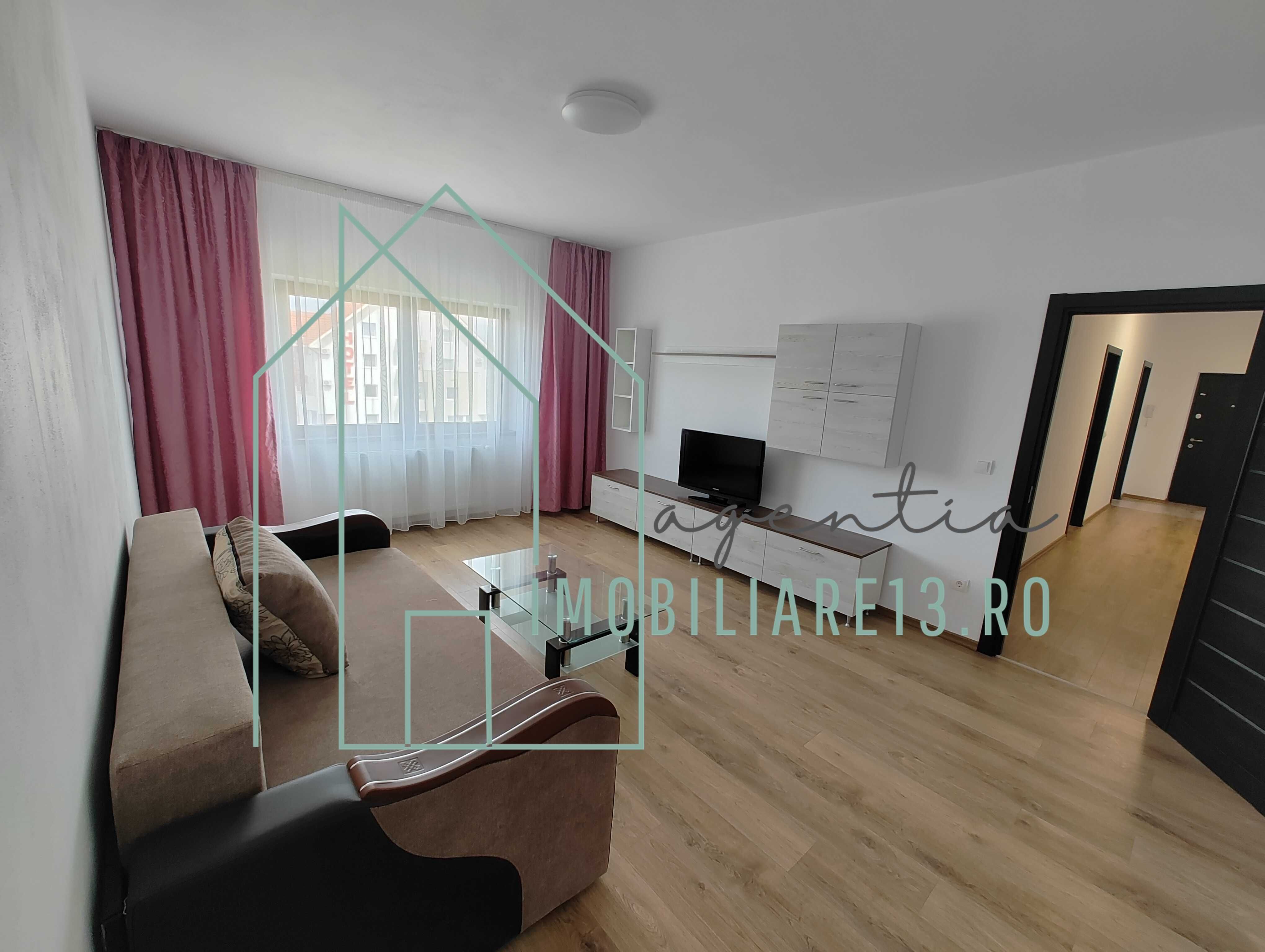 Apartament cu 2 camere de inchiriat, bloc nou, prima închiriere