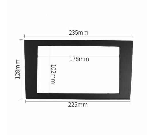 АДАПТОРНА РАМКА №3334-4 мултимедия с двоен дин 7инча за Audi A4 B6, B