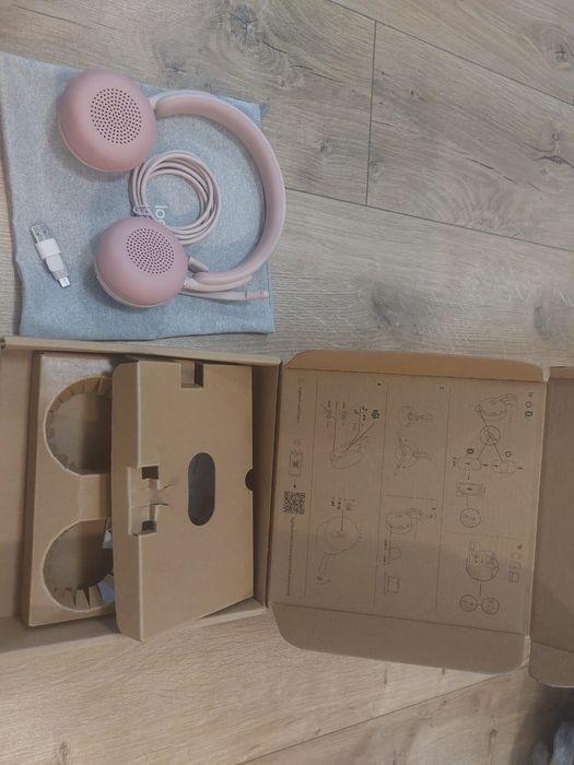 Căști Logitech Zone 2 Roz