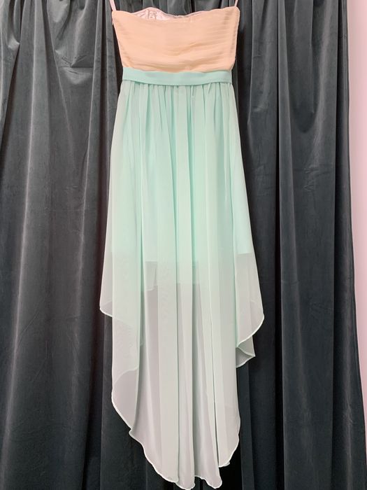 Rochie scurta turcoaz de ocazie 34