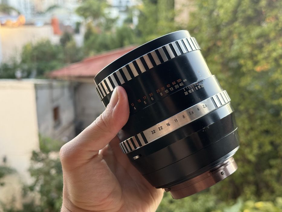 Carl Zeiss Jena Sonnar 180mm f2.8 Zebra Pentacon Six Medium Format