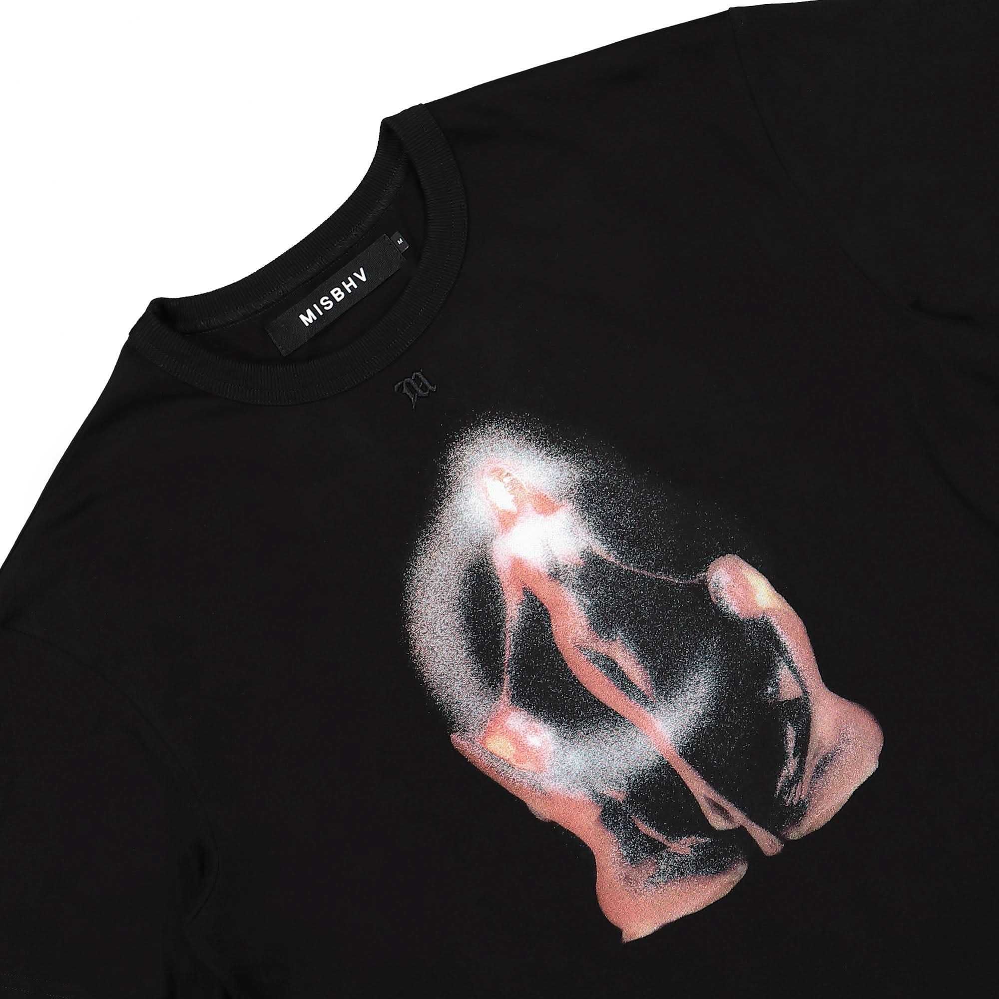 MISBHV Мъжка тениска Procession of Moons Oversized T-shirt Black