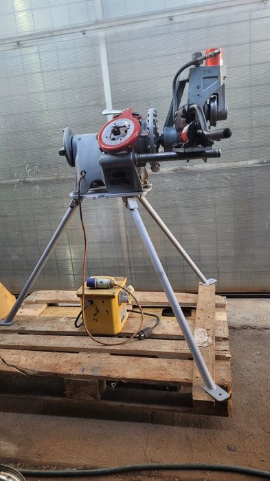 masina de filetat ridgid 300 si cap canelare teava 918 hidraulic