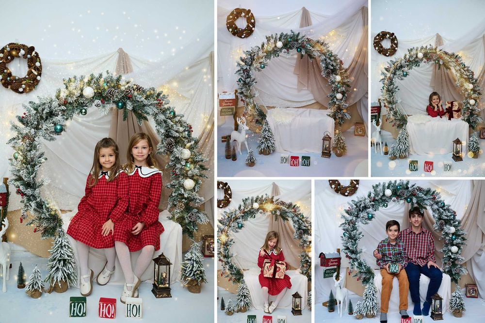 Sedinte foto de Craciun. Studio profesional cu 6 decoruri de poveste