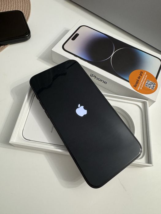 Iphone 14 pro max negru 256 gb 85% baterie