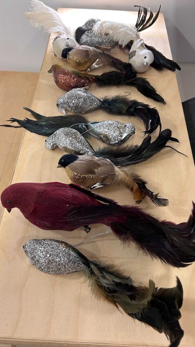 Комплект декоративни птици