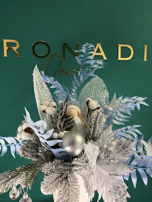 Aranjamente florale de Craciun handmade