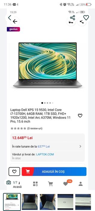 Laptop Dell XPS 15 9530