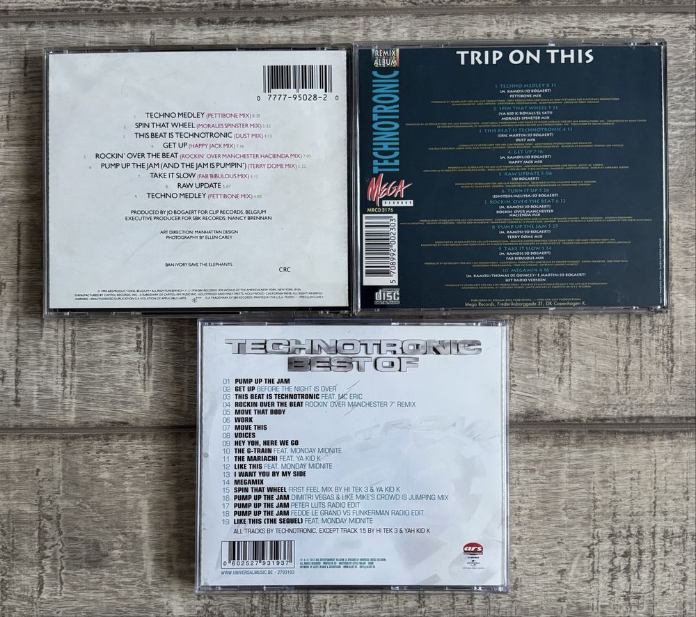 Cd-uri originale muzica eurodance 90’s - Technotronic/Snap!