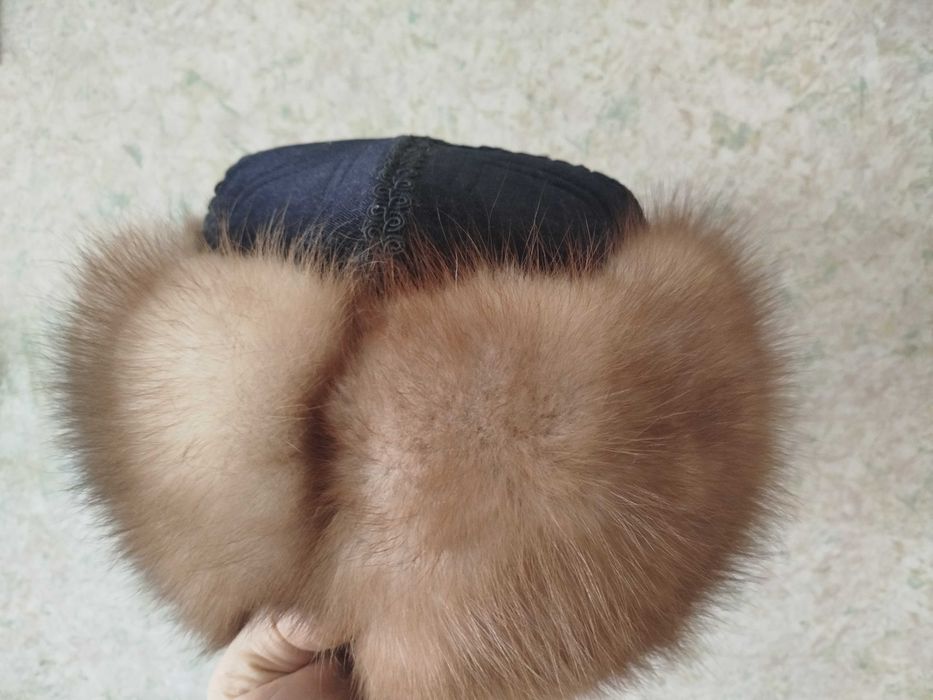 Тебетей Российская норка опушка и мягкий верх из бархата/велюра