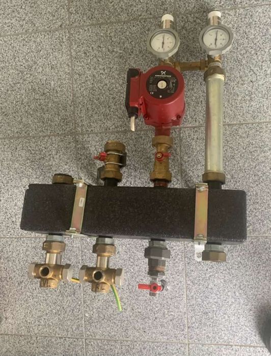 Vand grup de pompe,vana amestec.vase expansiune