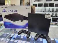 Sony PlayStation slim 500gb 2 джойстика шнуры