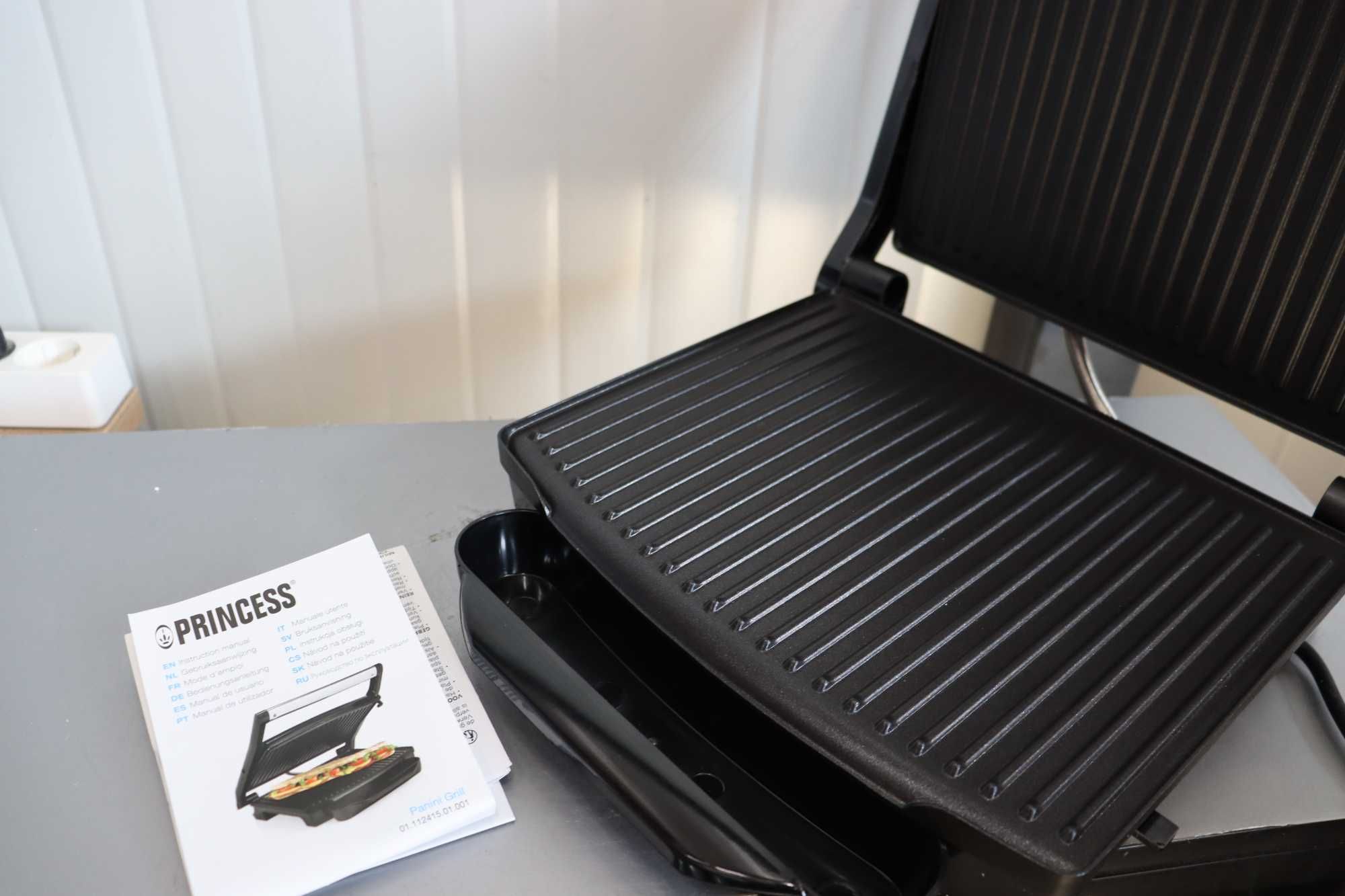 Контактен грил Princess Panini 112412 - 2000W, 230V, мултифункционален