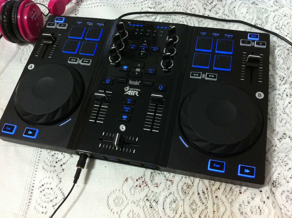 Consola Hercules DJ Control Air Controller MIDI-Party Laptop Usb Mixer