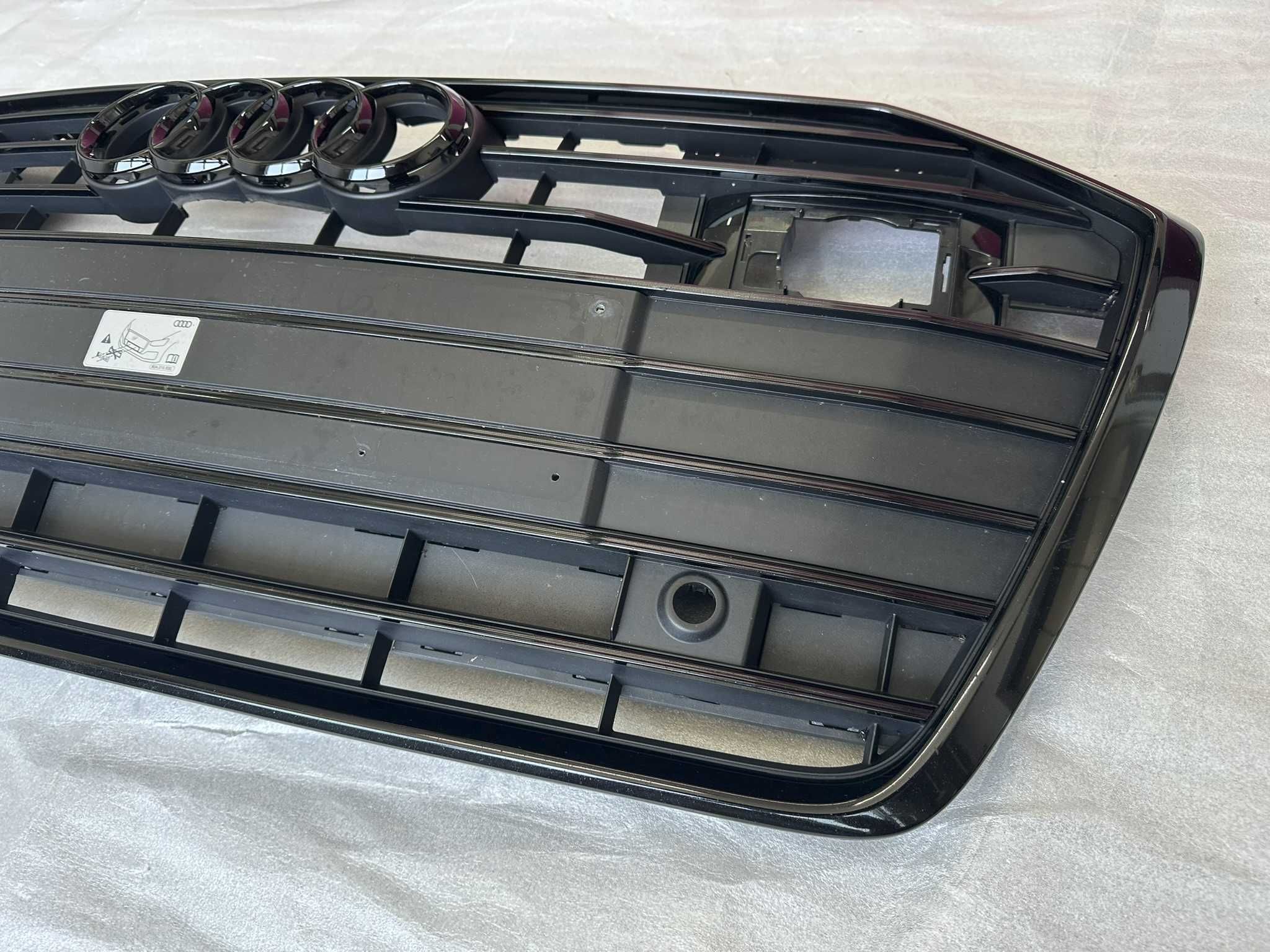 Grila centrala Bara Audi A6 C8 4K Sline Completa 4K S line Shadowline