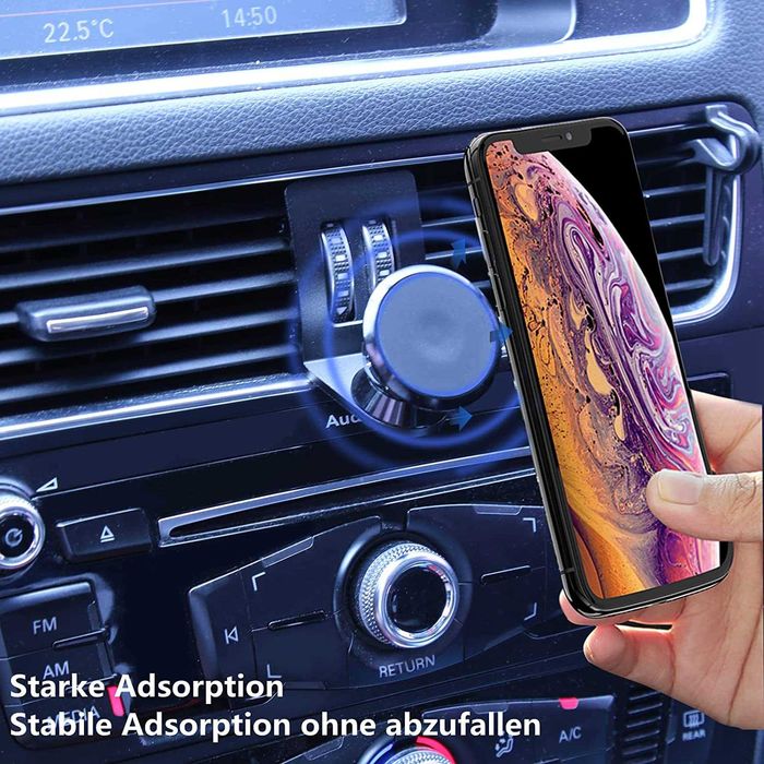 Suport auto magnetic telefon 360 grade pentru Audi Q5 SQ5 8R si A3 8V