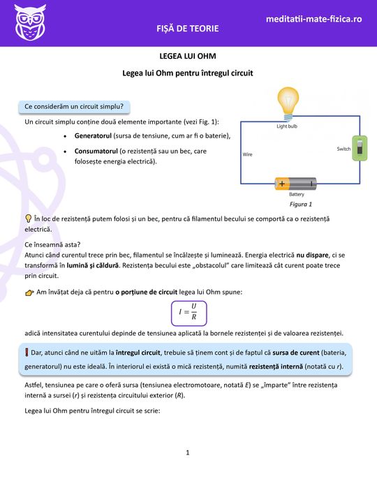 Meditații Bacalaureat Fizică 2026